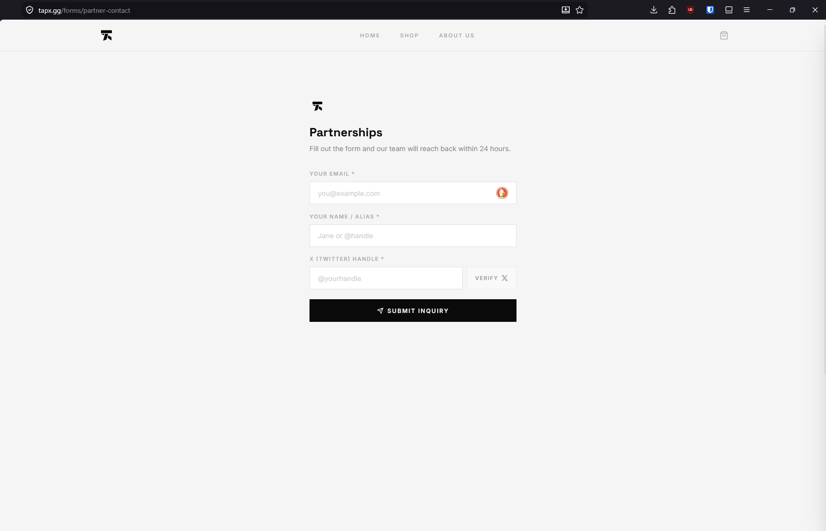 Tapxgg Form