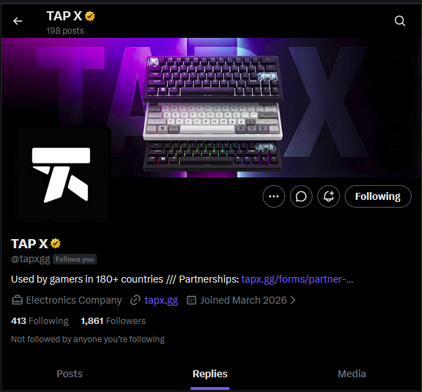 Profile of @tapxgg